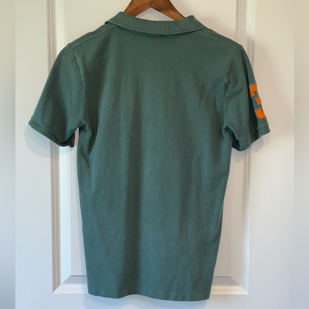 Polo Ralph Lauren Rugby Shirt Boys Large 14-16 Riders Crest Short Sleeves - Picture 4 of 4